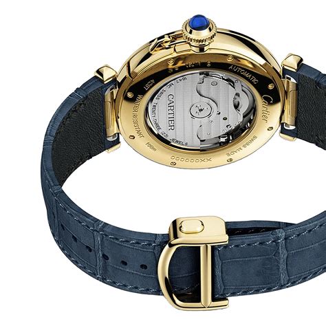 pasha de cartier leather watch.